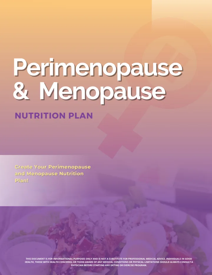 Nutrition Plan cover